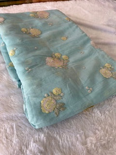 PURE MUL CHANDERI FABRIC