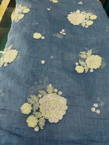 PURE MUL CHANDERI FABRIC