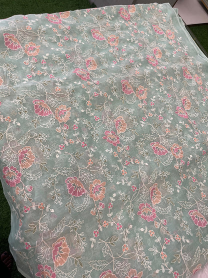 PURE MUL CHANDERI FABRIC