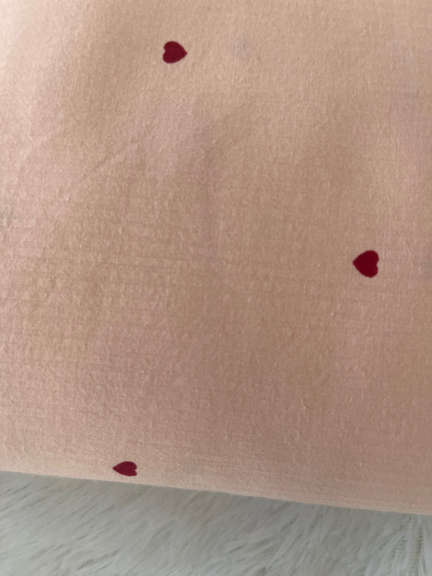 LIGHT PEACH SEERSUCKER FABRIC