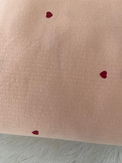 LIGHT PEACH SEERSUCKER FABRIC