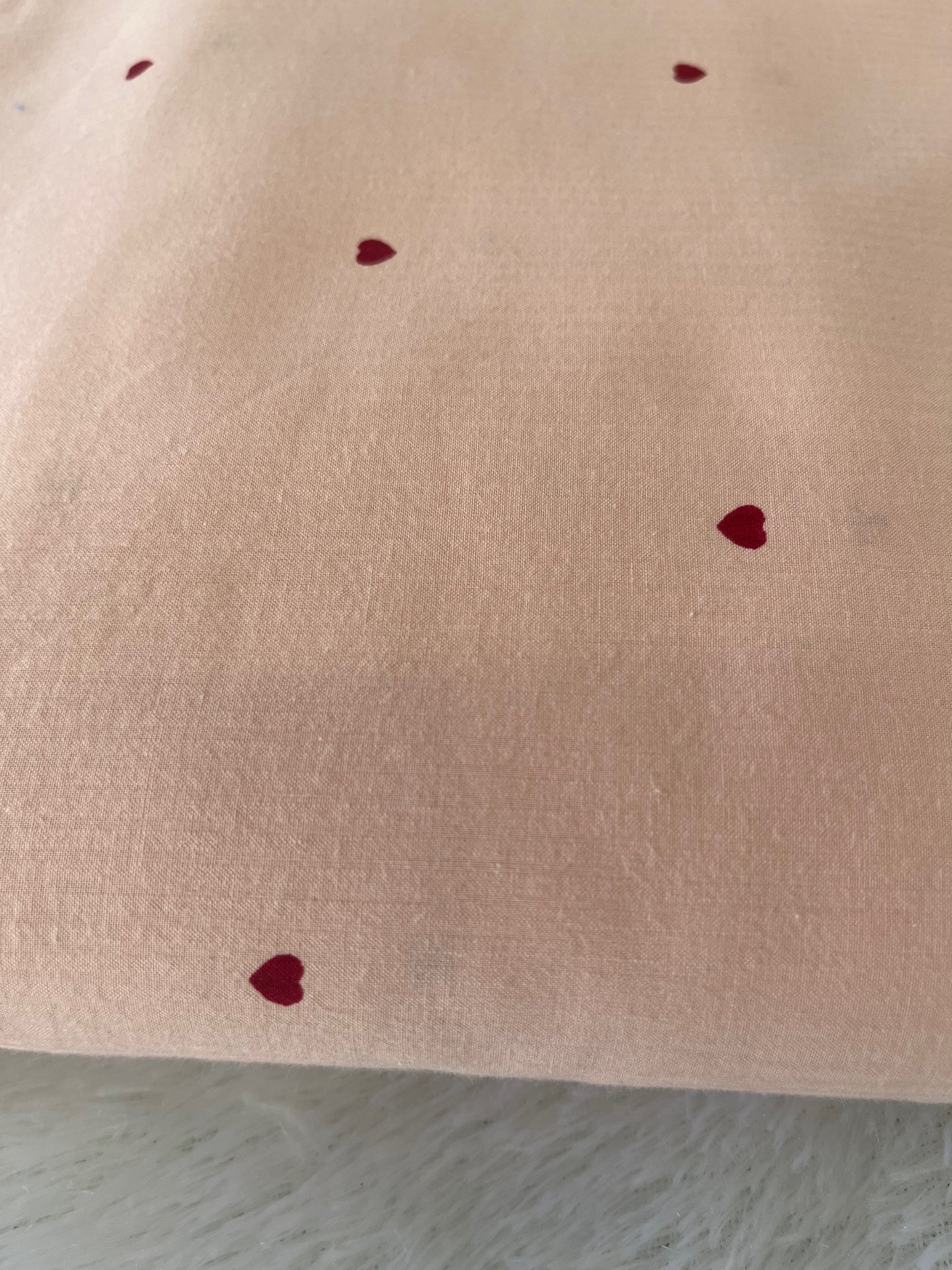 LIGHT PEACH SEERSUCKER FABRIC