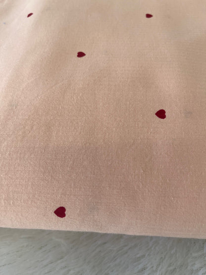 LIGHT PEACH SEERSUCKER FABRIC
