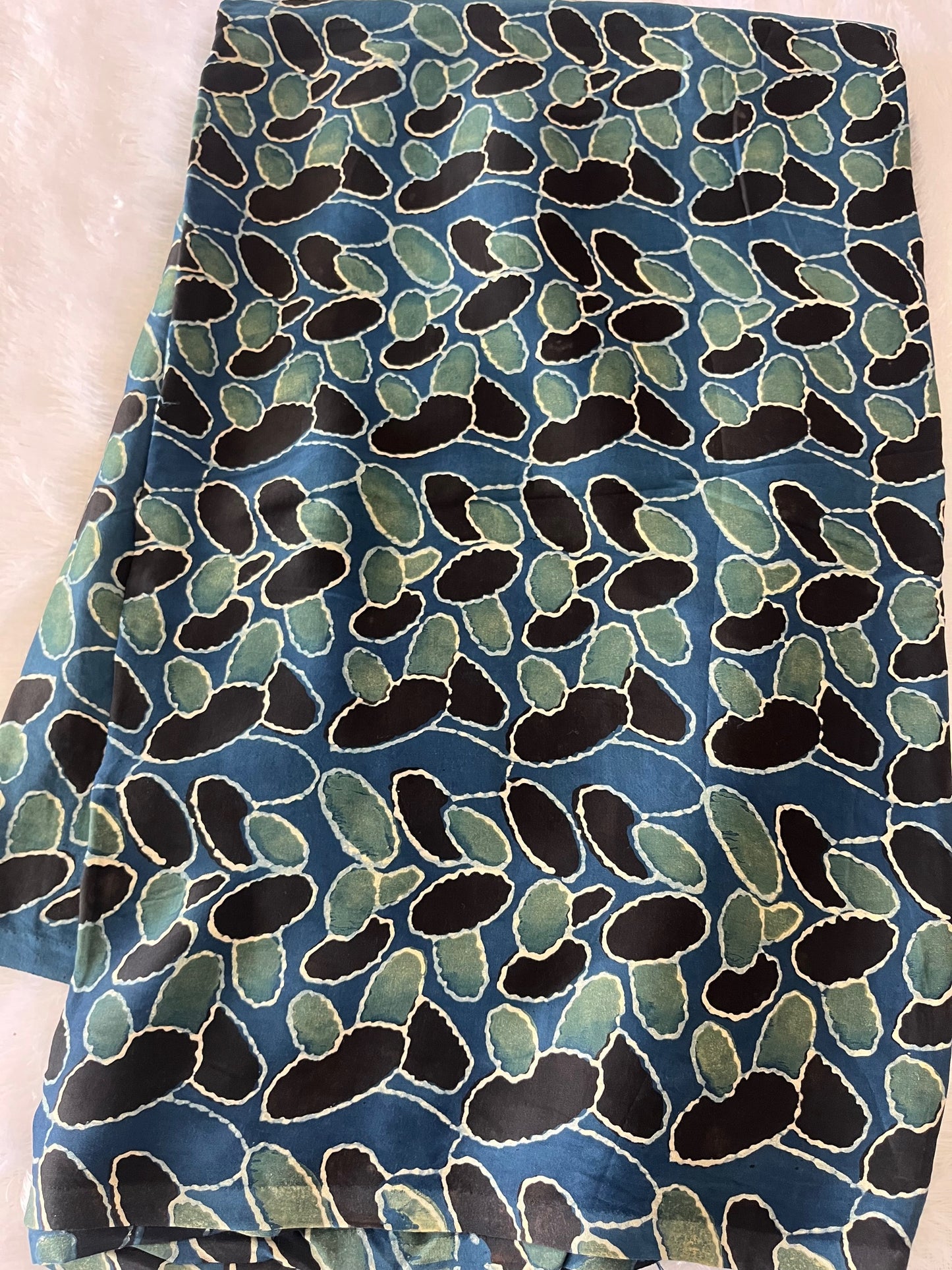 HAND BLOCK MODAL SILK