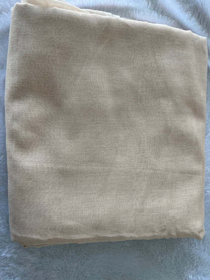 PURE MUL CHANDERI FABRIC (PLAIN)