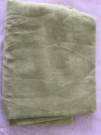 PURE MUL CHANDERI FABRIC (PLAIN)