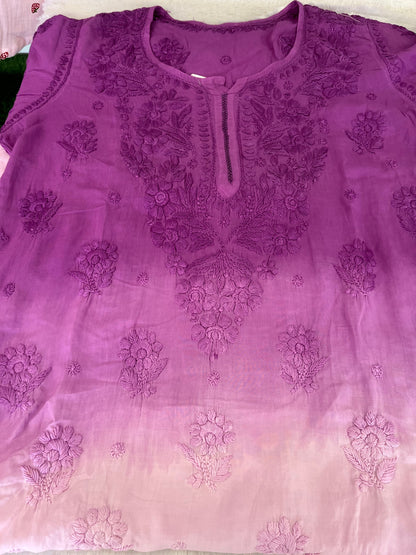 DOUBLE SHADE CHIKANKARI