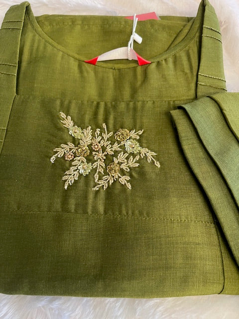 MEHENDI GREEN TOP AND BOTTOM