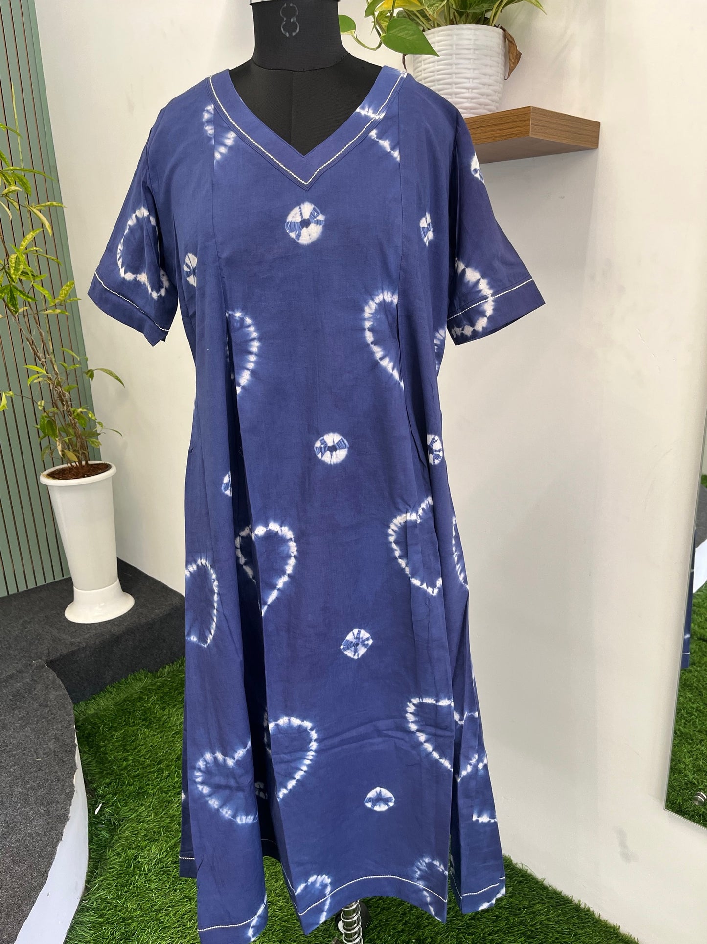 COTTON HAND BLOCK FROCK