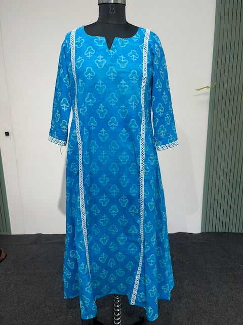 COTTON HAND BLOCK FROCK