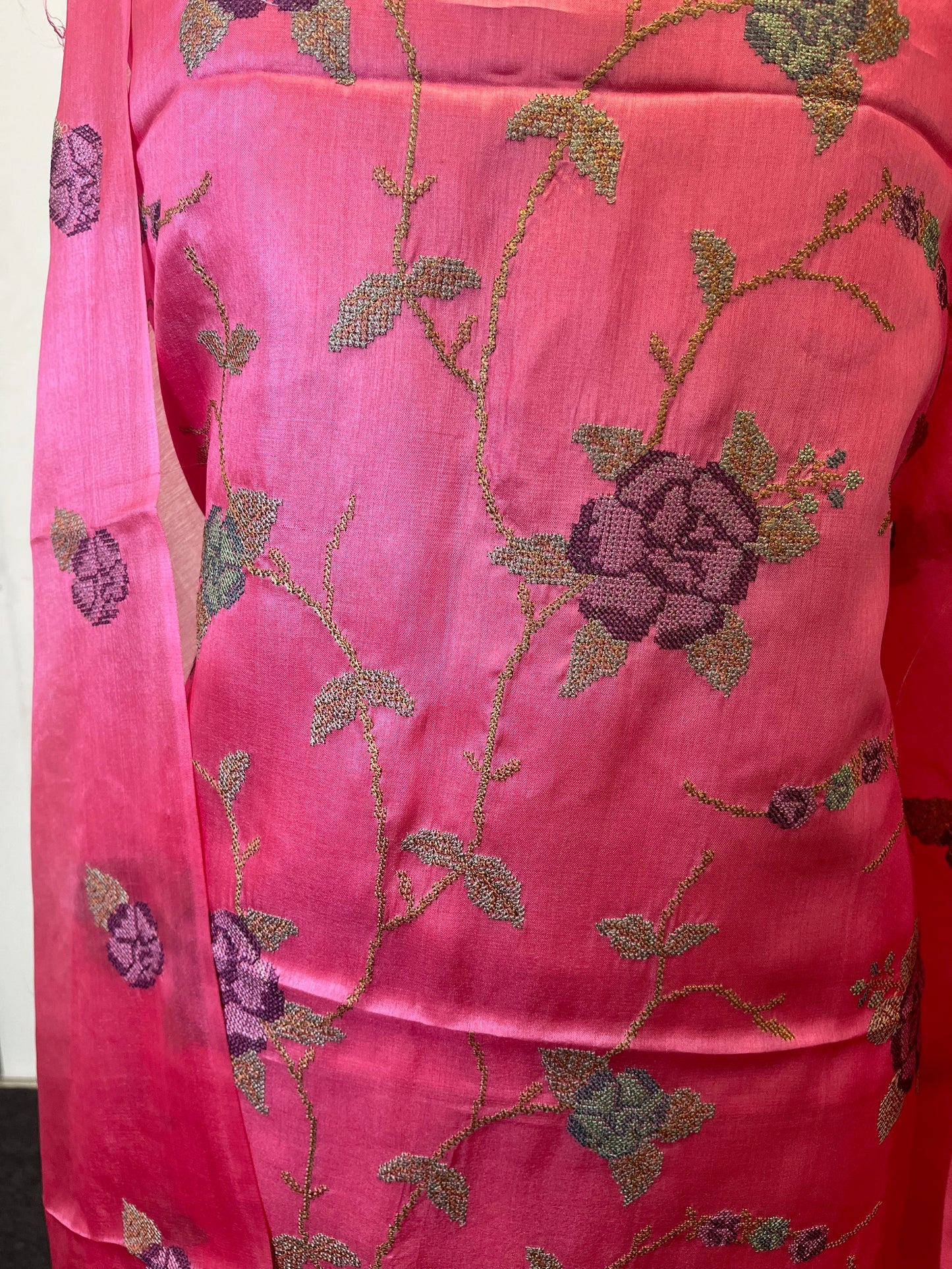 TUSSER SILK CHURIDAR MATERIAL