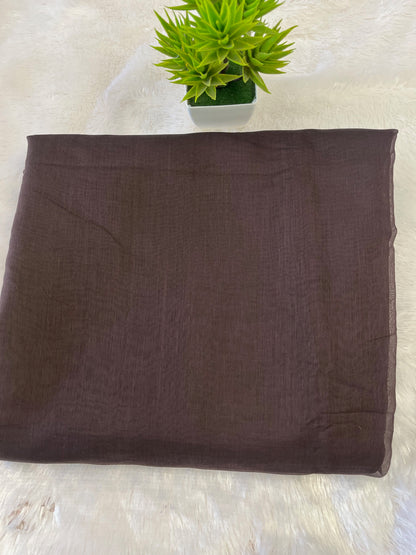 PURE MUL CHANDERI FABRIC (PLAIN)