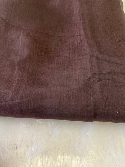 PURE MUL CHANDERI FABRIC (PLAIN)