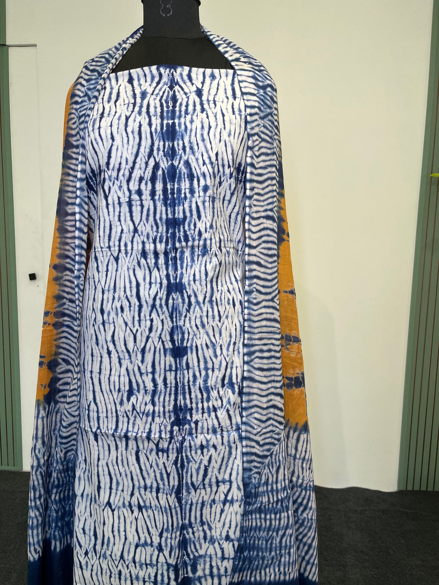 HAND BLOCK COTTON 3 PIECE SET MATERIAL