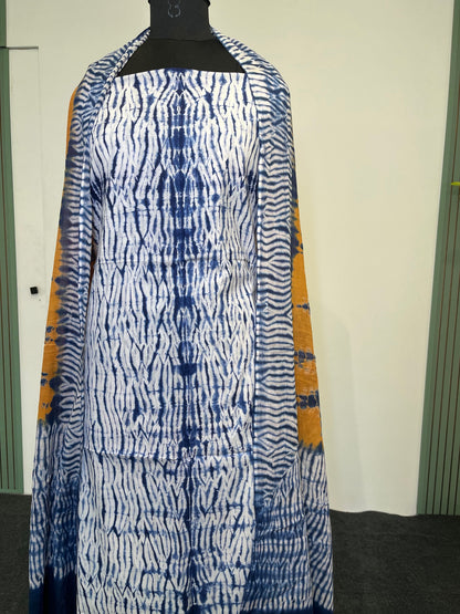 HAND BLOCK COTTON 3 PIECE SET MATERIAL