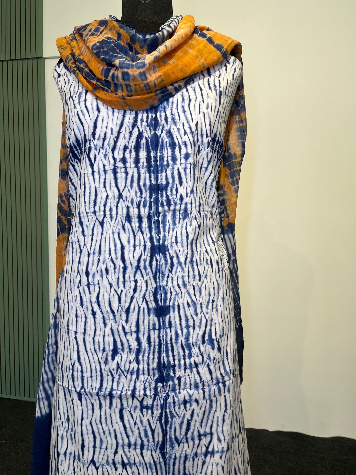 HAND BLOCK COTTON 3 PIECE SET MATERIAL