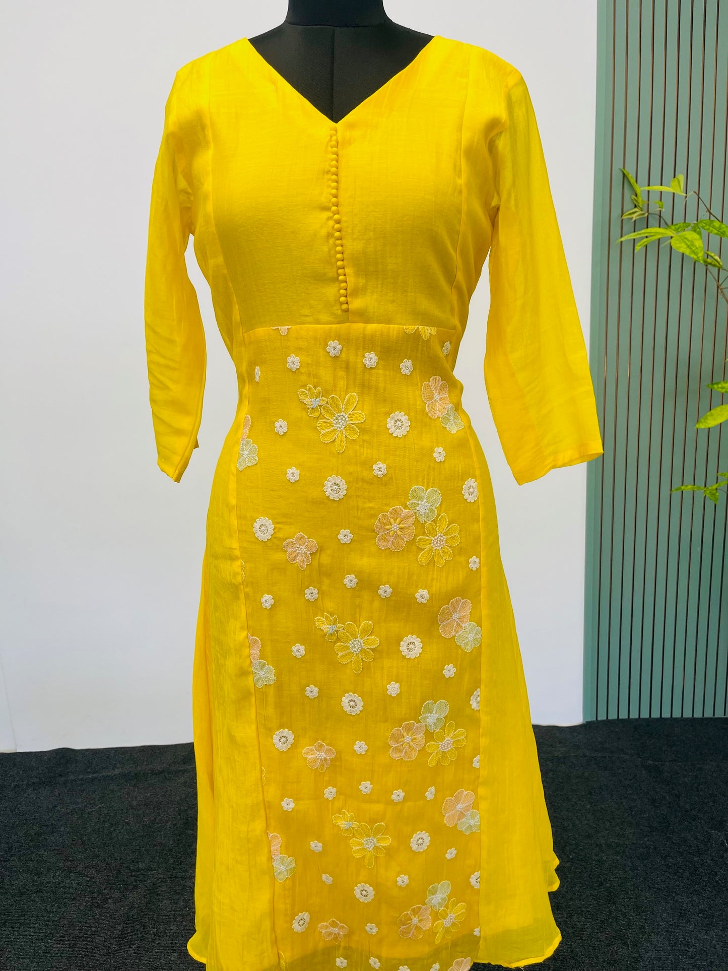 MUL CHANDERI FROCK