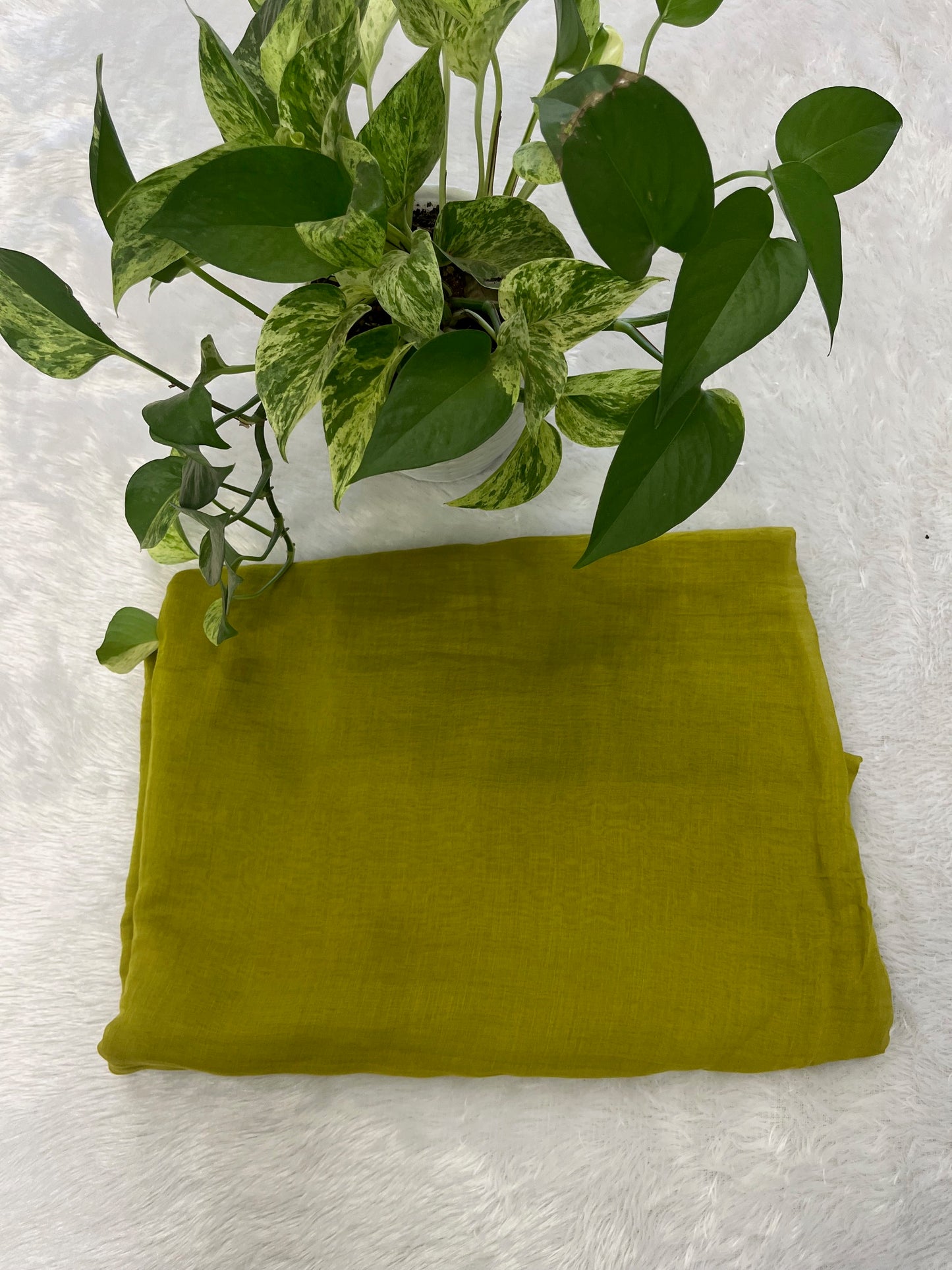 MUL CHANDERI  PLAIN FABRIC