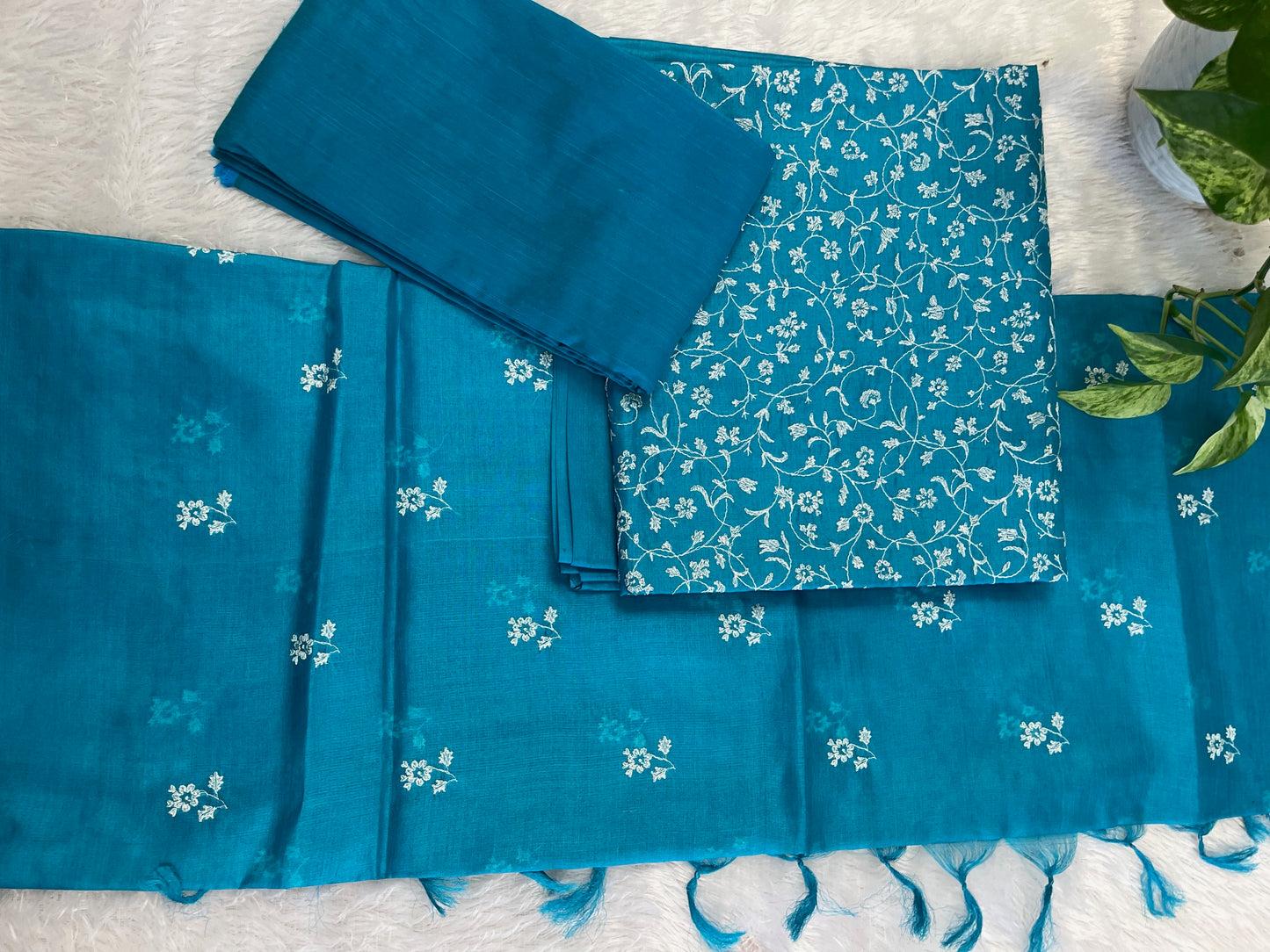 TUSSER SILK CHURIDAR MATERIAL