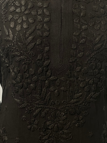 Viscose georgette chikankari