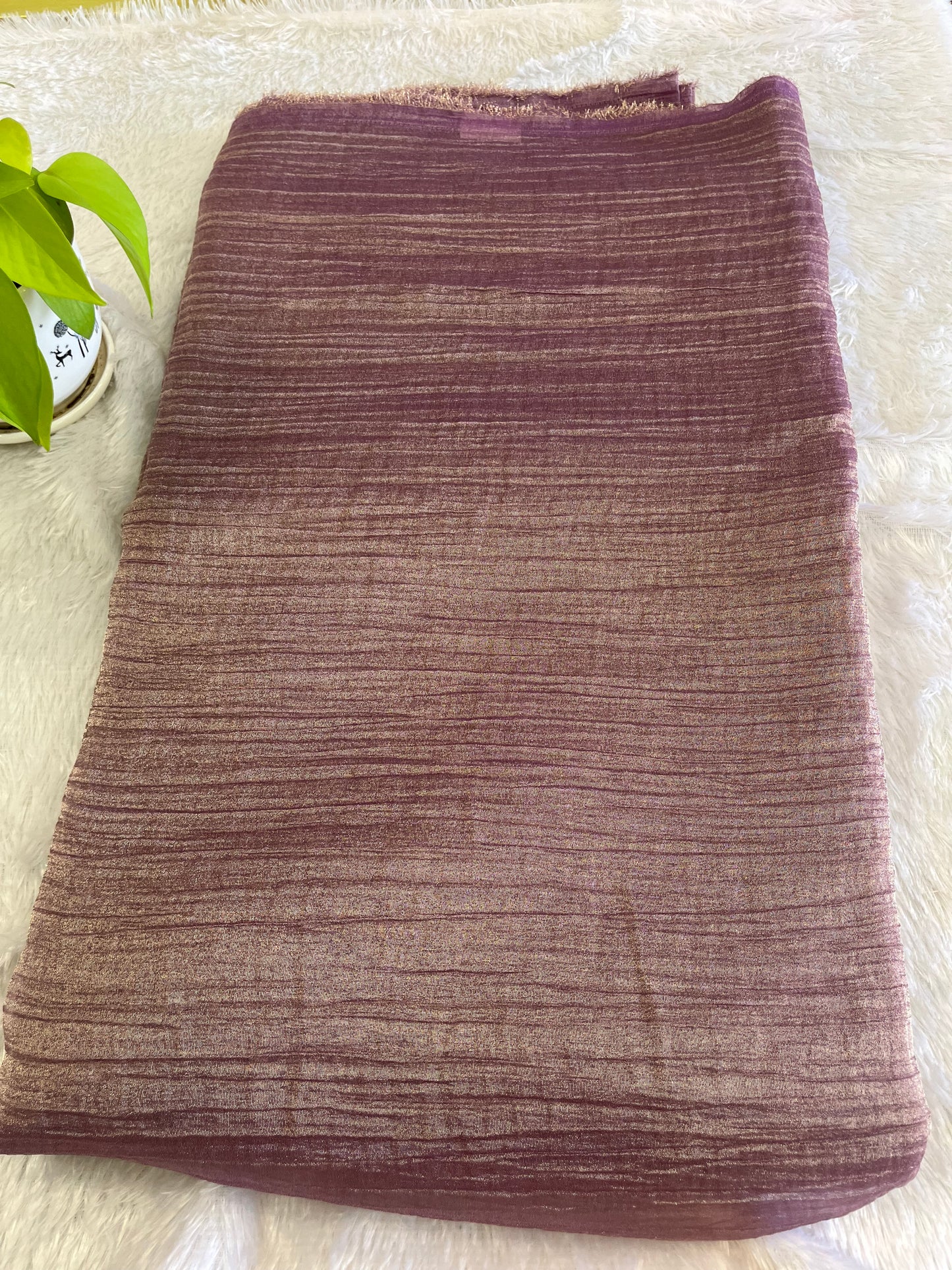 Salsha Crush Plain Fabric