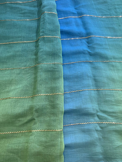 4 D SHADE PURE MUL CHANDERI FABRIC