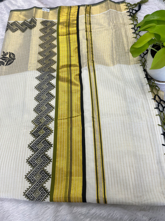 ONAM COLLECTIONS - COTTON SET SAREE