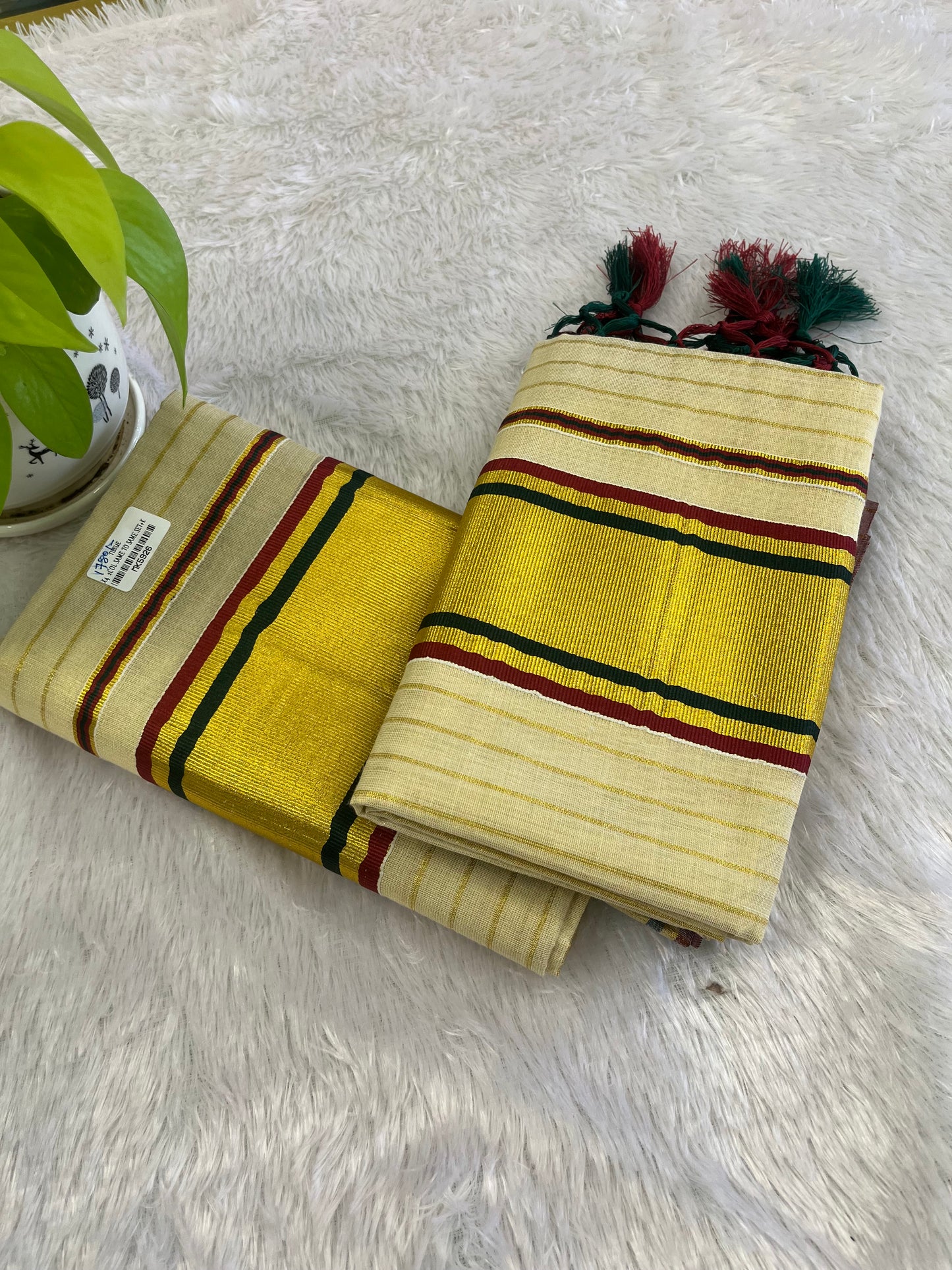 ONAM COLLECTIONS - TISSUE SET MUNDU
