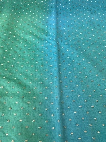 4 D SHADE PURE MUL CHANDERI FABRIC