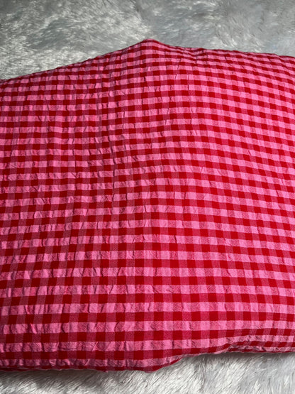 CHECK SEERSUCKER FABRIC
