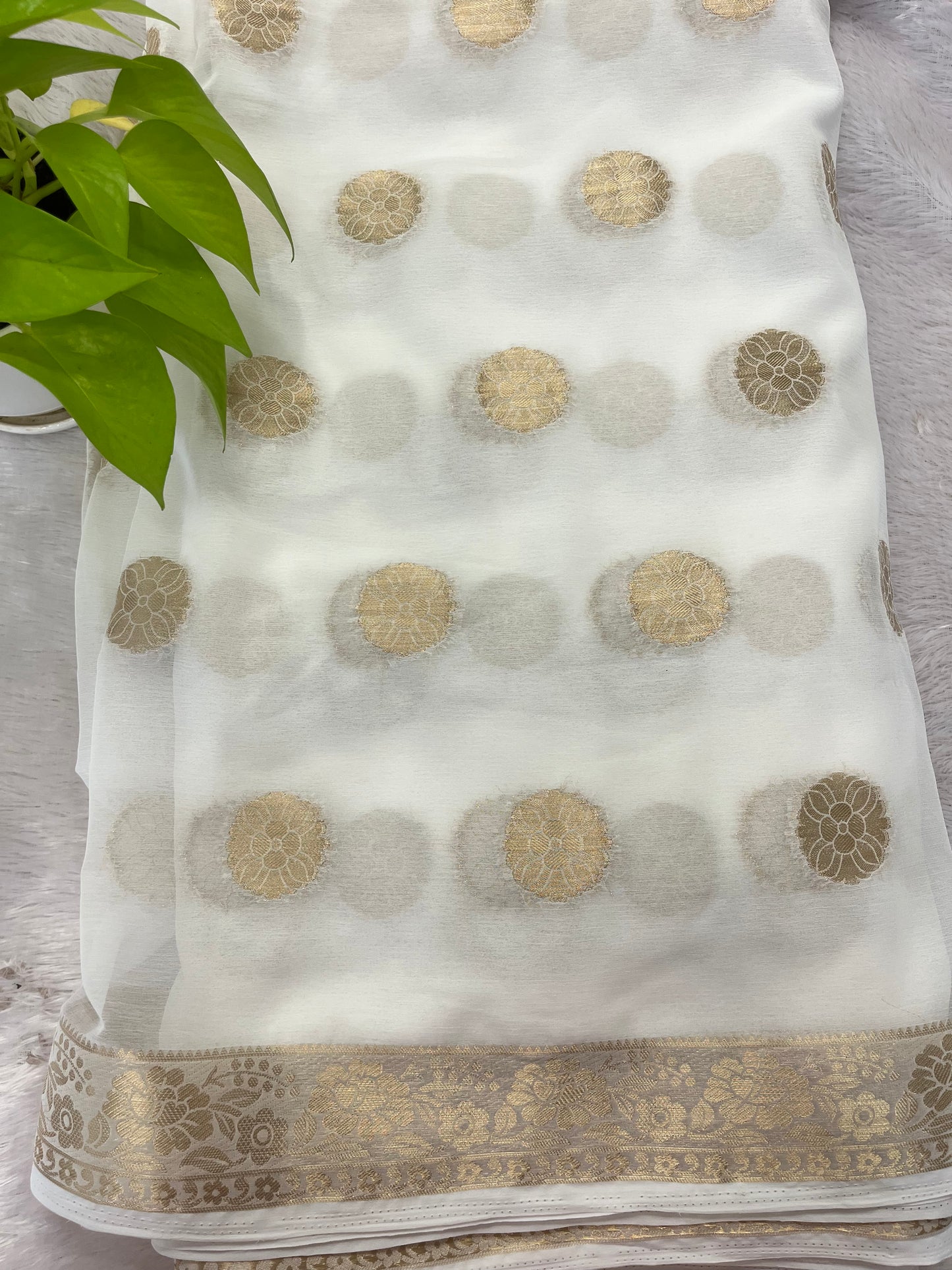 ONAM COLLECTIONS - MUL CHIFFON FABRIC