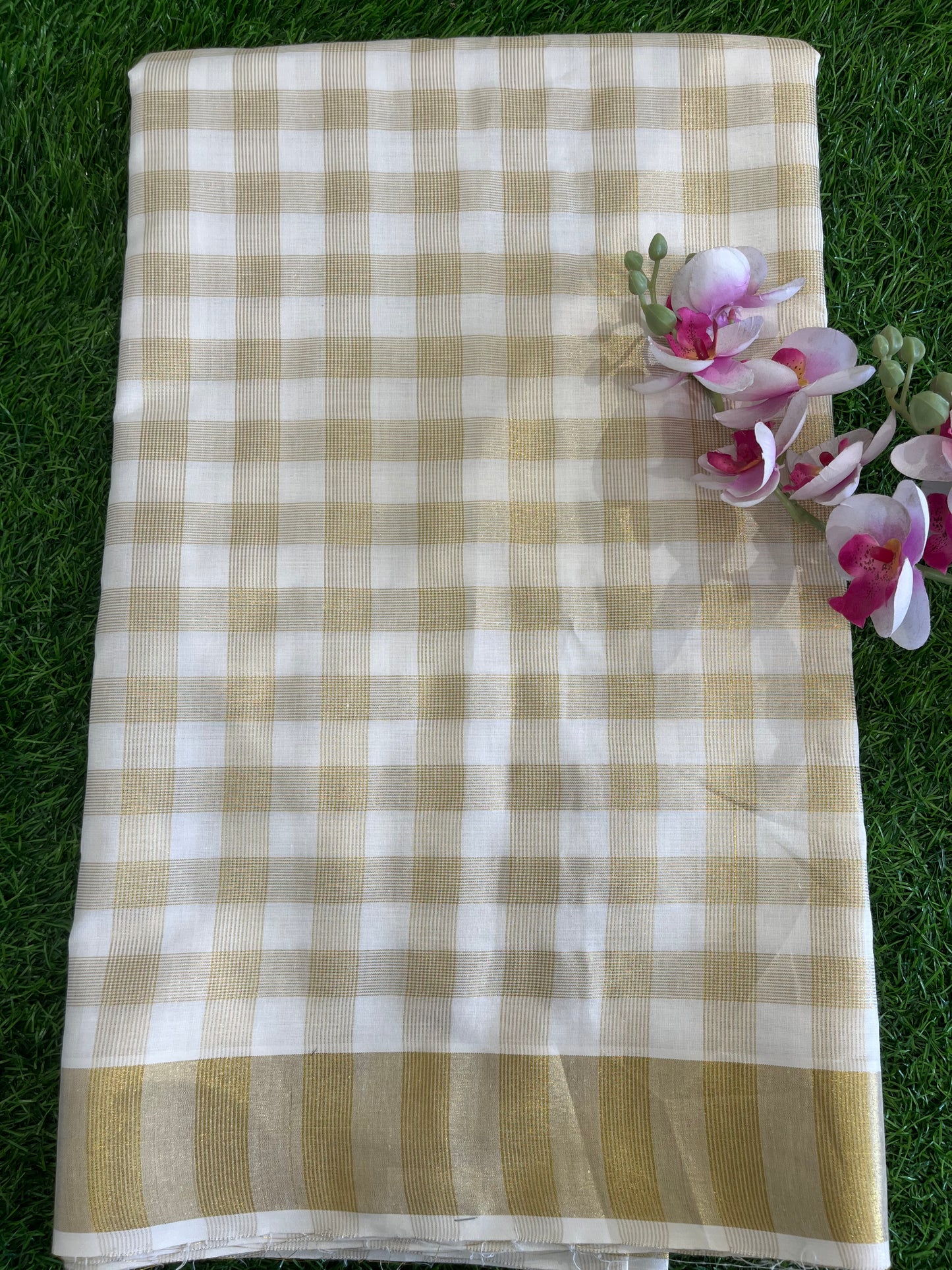 ONAM COLLECTIONS - CHECK FABRIC