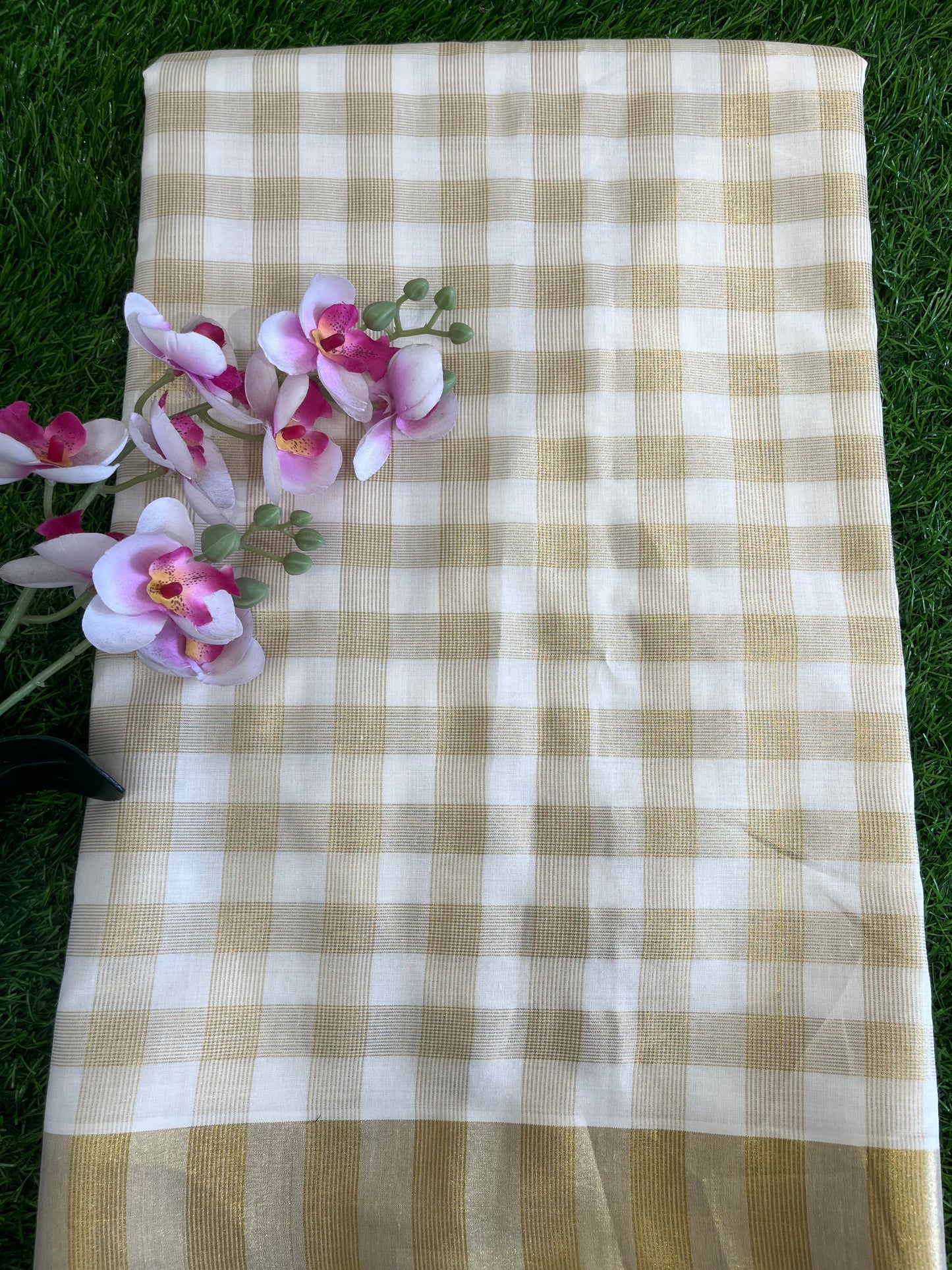 ONAM COLLECTIONS - CHECK FABRIC