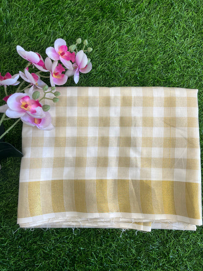 ONAM COLLECTIONS - CHECK FABRIC