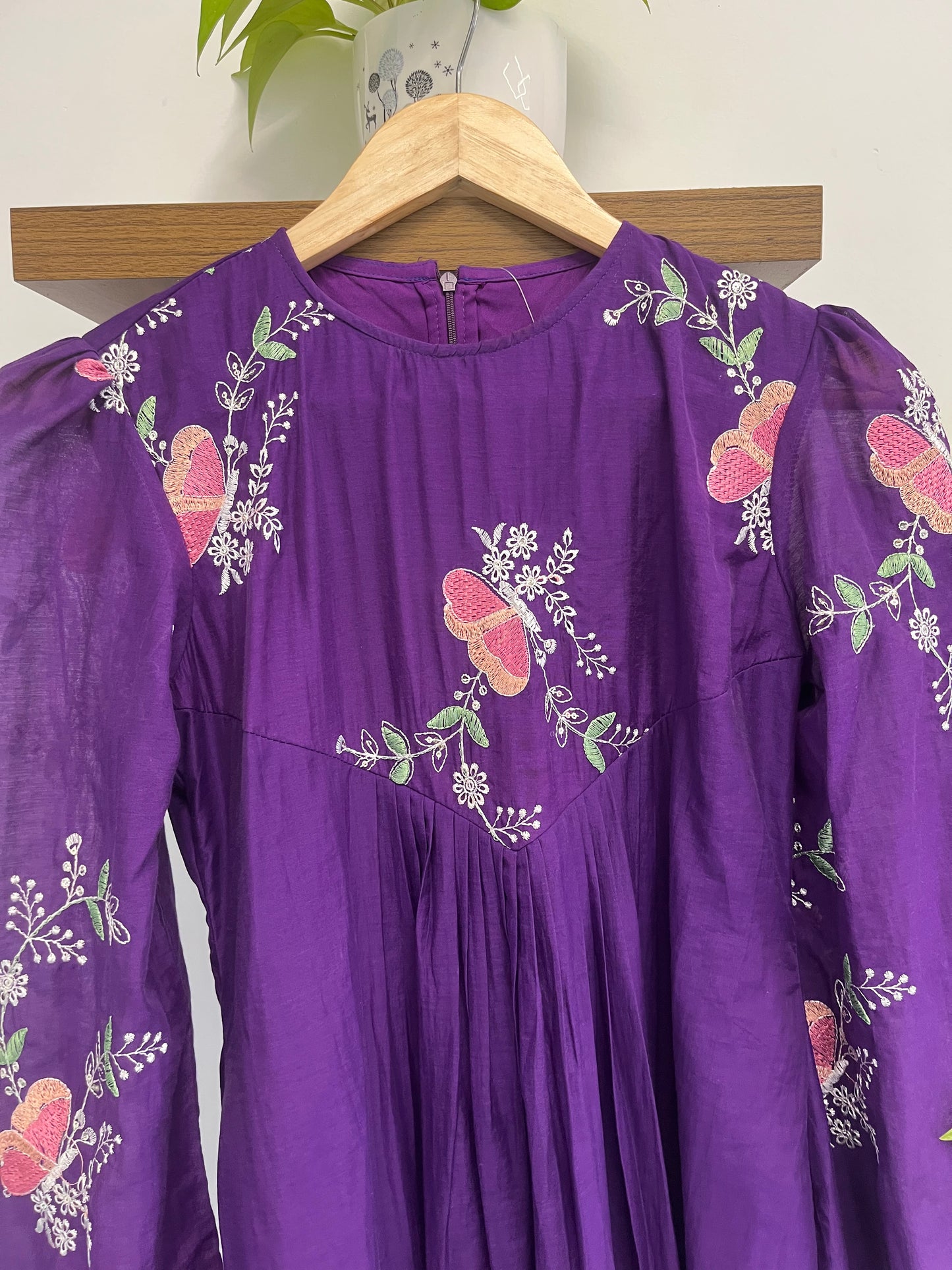 MUL CHANDERI FROCK