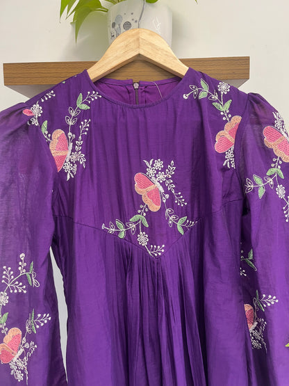 MUL CHANDERI FROCK