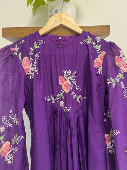 MUL CHANDERI FROCK