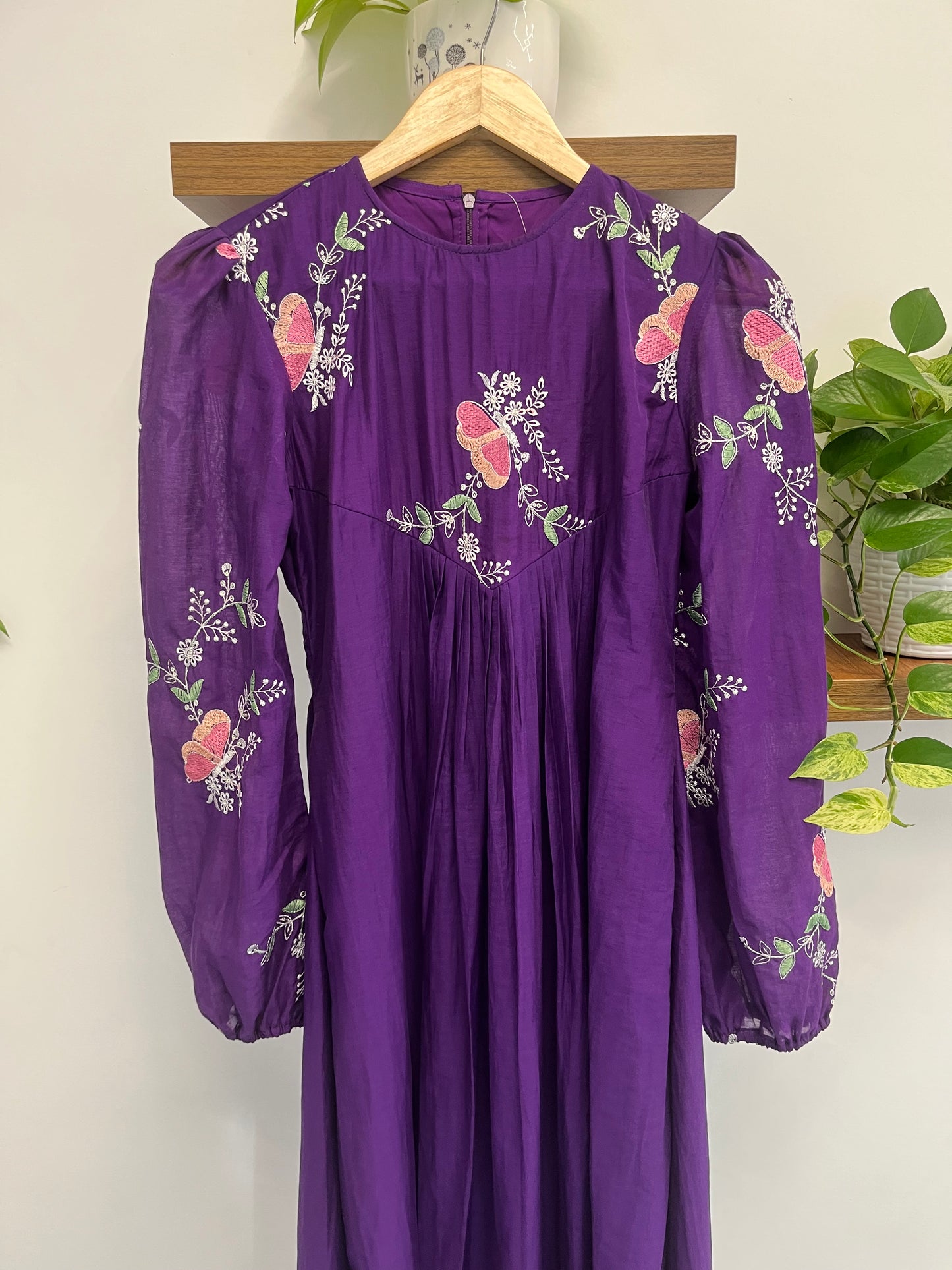 MUL CHANDERI FROCK