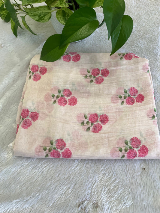 PURE MUL CHANDERI FABRIC