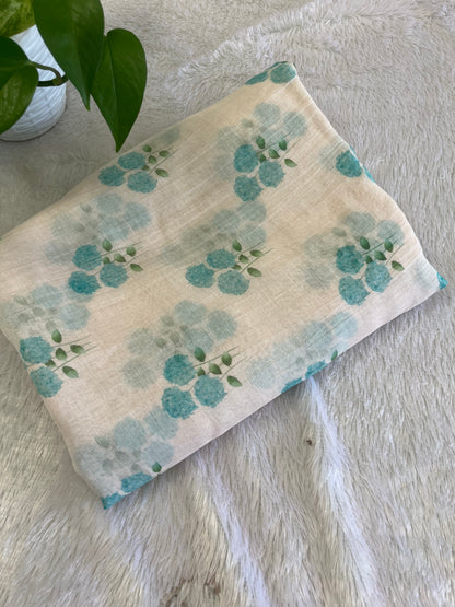 PURE MUL CHANDERI FABRIC
