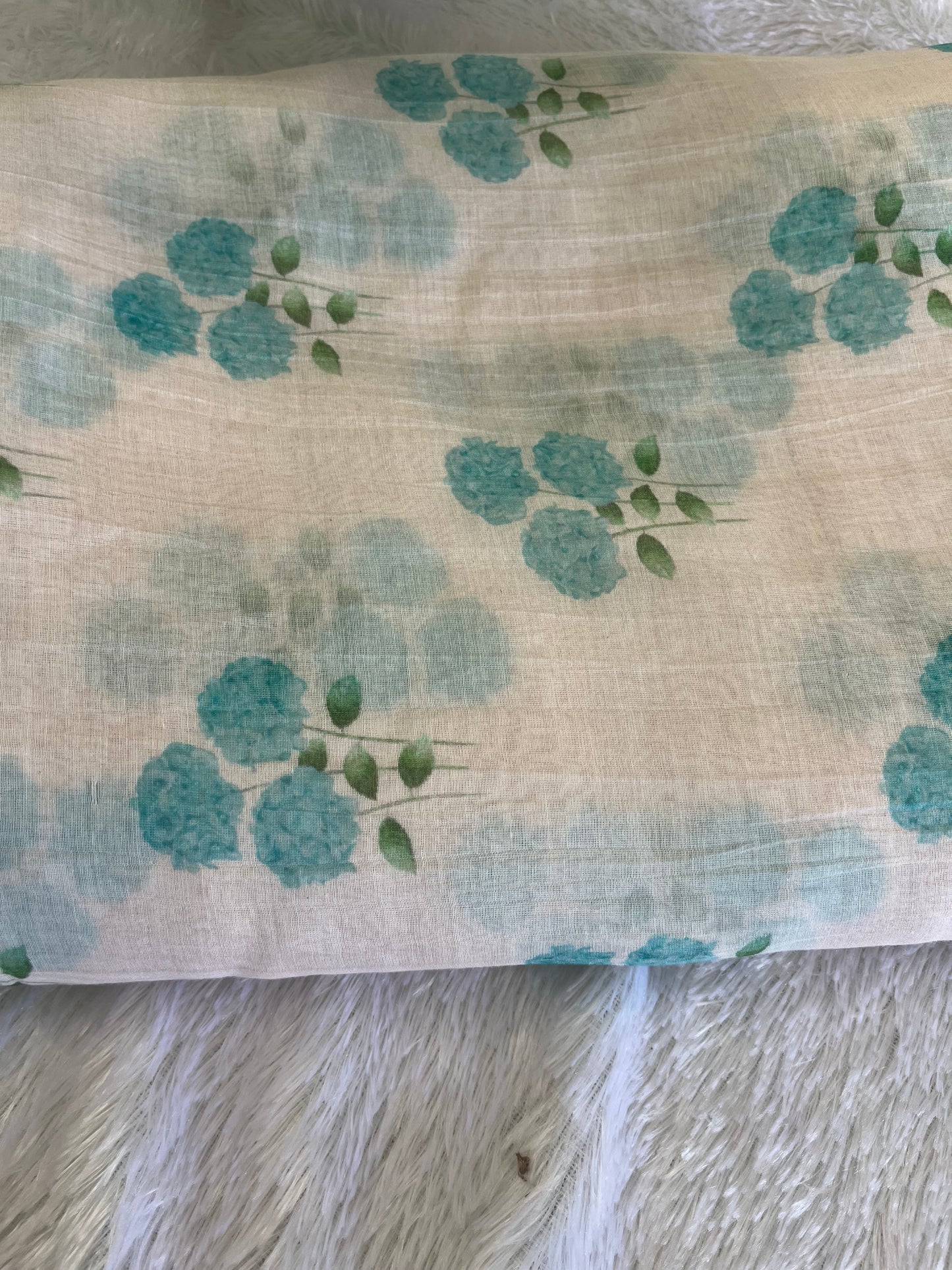 PURE MUL CHANDERI FABRIC