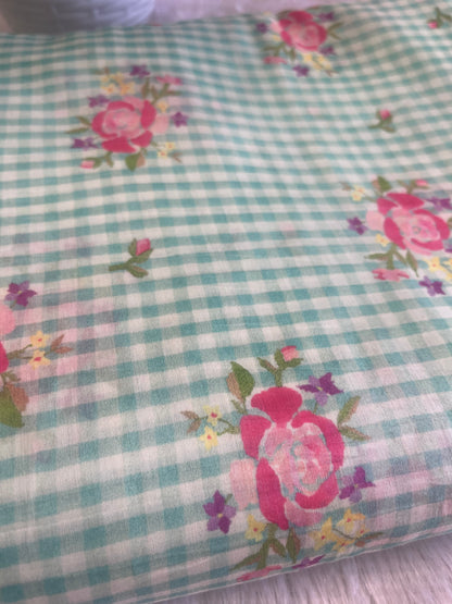 PURE MUL CHANDERI FABRIC