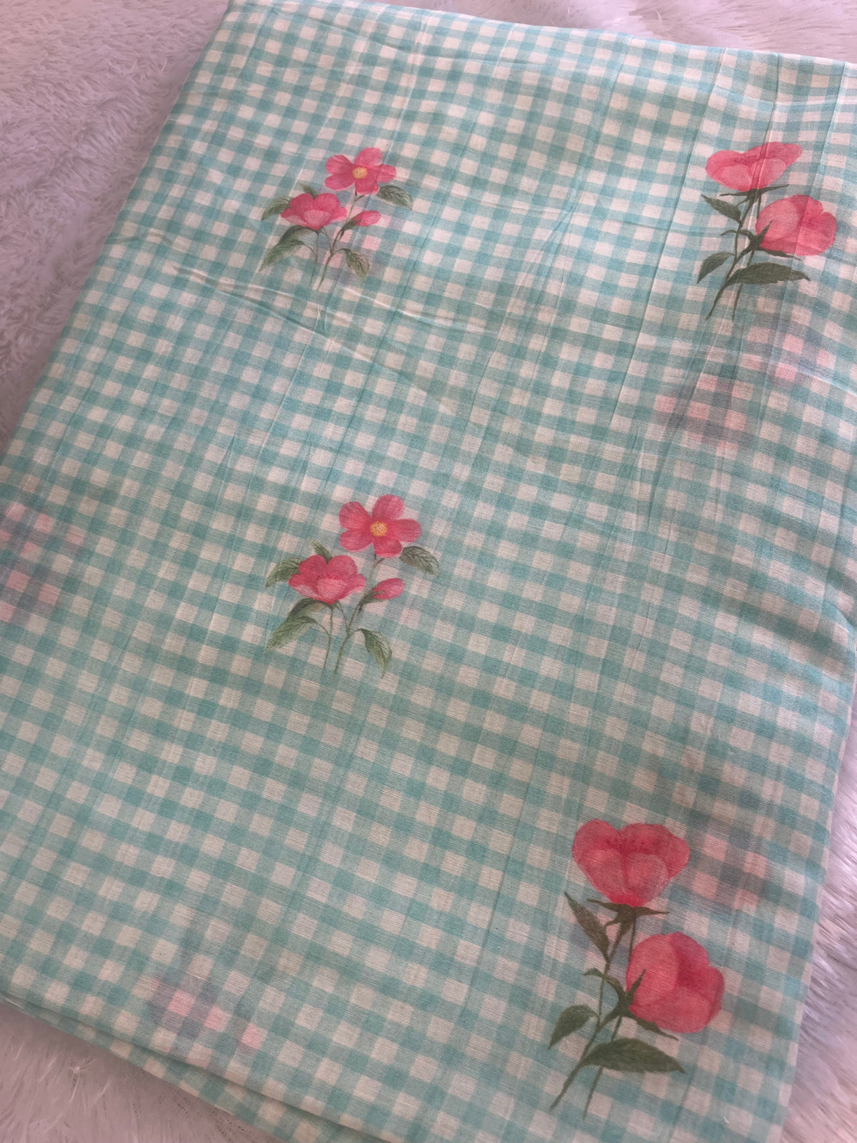 PURE MUL CHANDERI FABRIC
