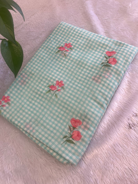 PURE MUL CHANDERI FABRIC