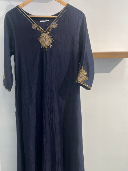 PURE MUL CHANDERI FROCK