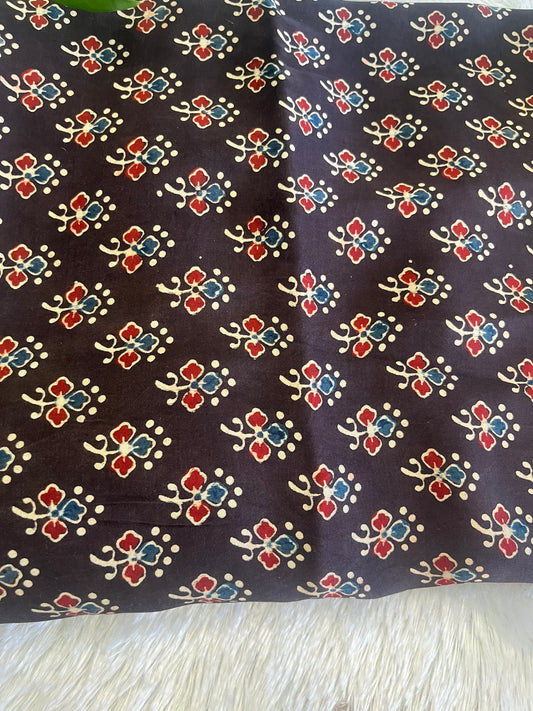 HAND BLOCK MODAL SILK FABRIC