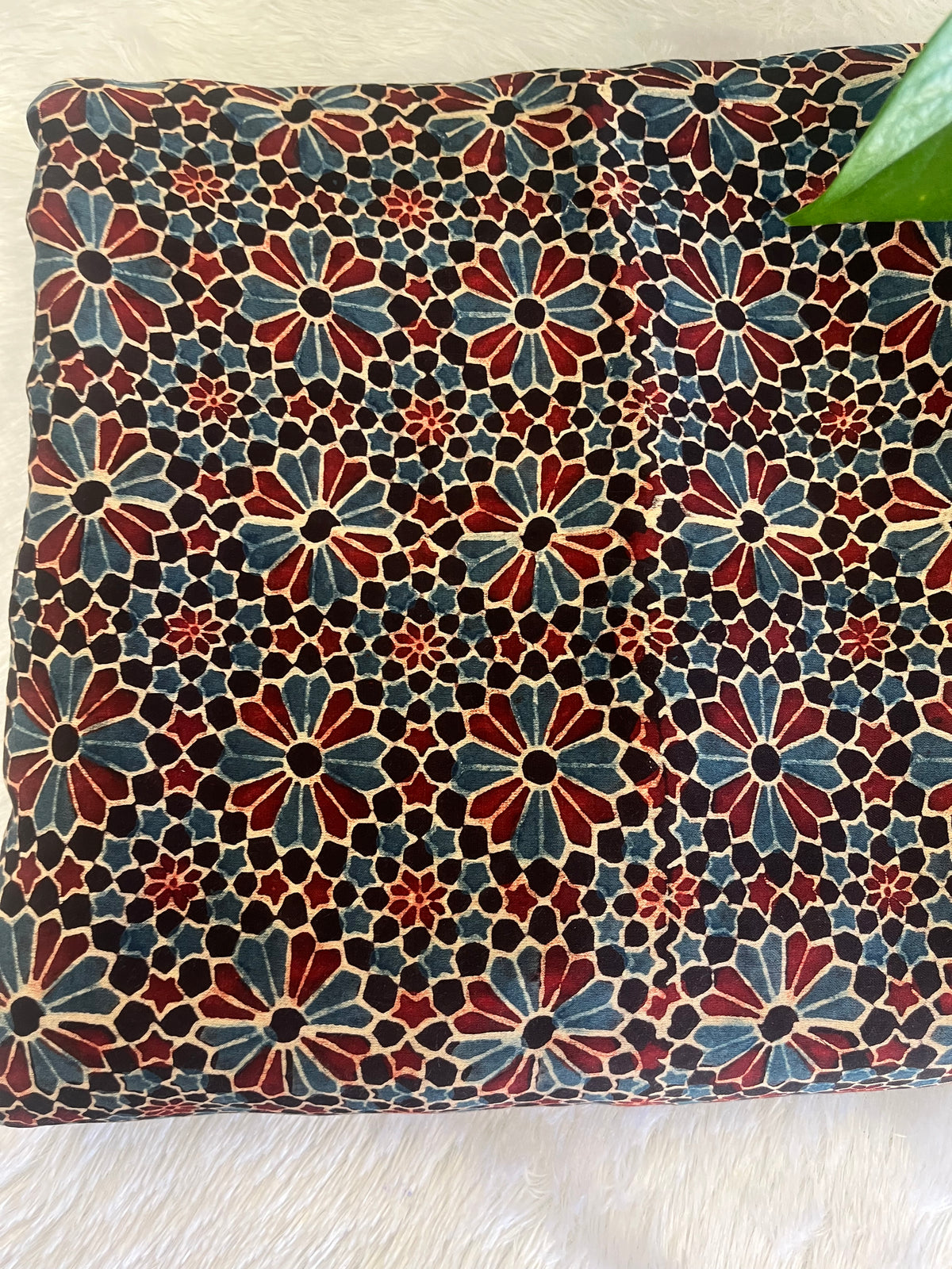 HAND BLOCK MODAL SILK FABRIC
