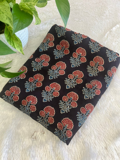 HAND BLOCK MODAL SILK FABRIC