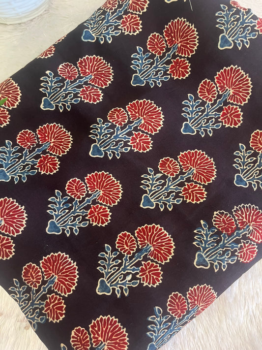 HAND BLOCK MODAL SILK FABRIC
