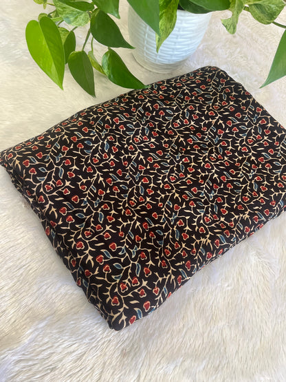 HAND BLOCK MODAL SILK FABRIC